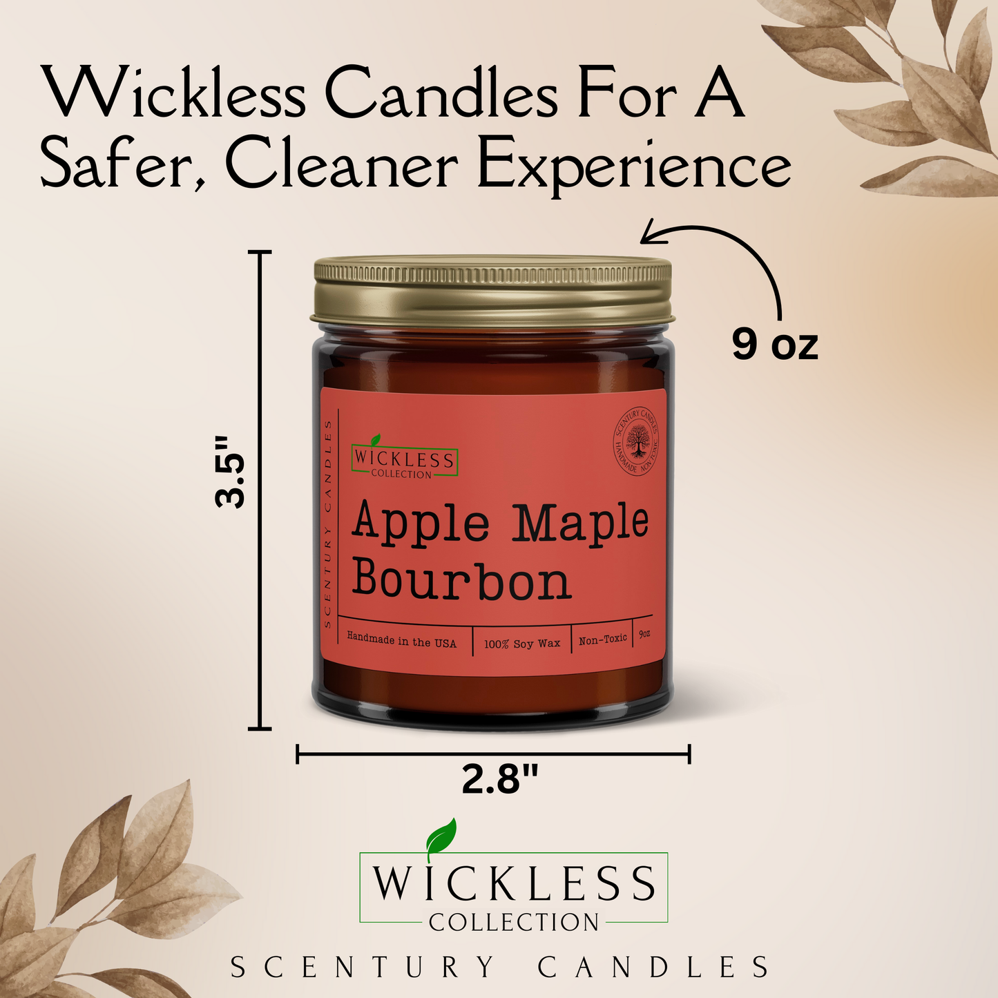 Wickless Candles for Candle Warmer Lamp, Many Scents to Choose, 100% Non-Toxic Soy Wax, Scented Candle Melts for Warming Plate, Handmade in The USA