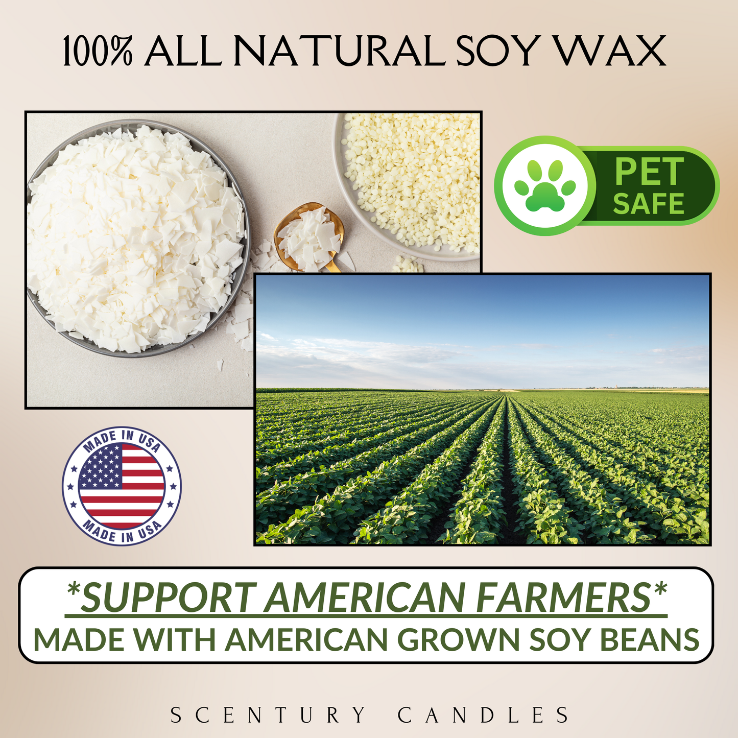 Wickless Candles for Candle Warmer Lamp, Many Scents to Choose, 100% Non-Toxic Soy Wax, Scented Candle Melts for Warming Plate, Handmade in The USA