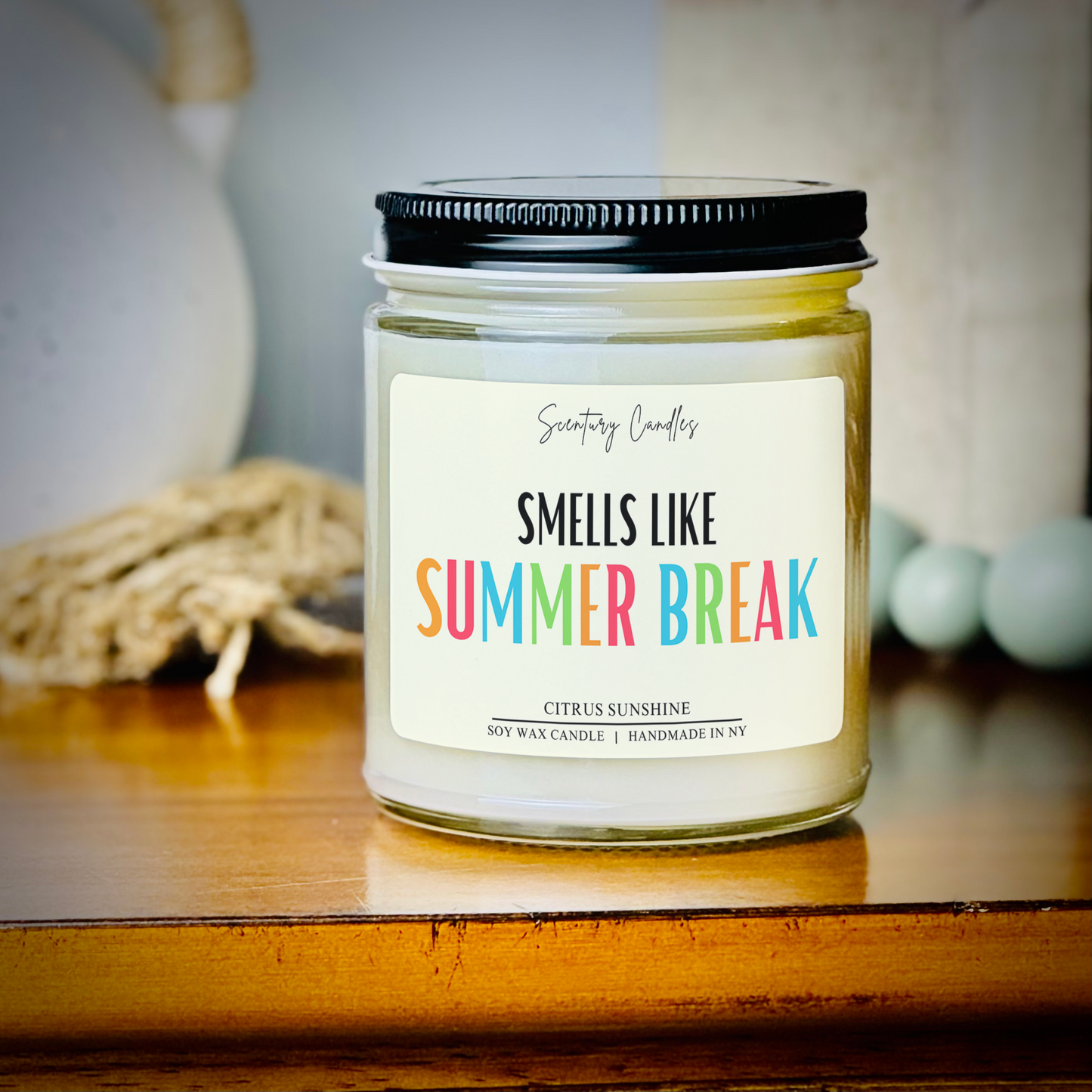 Smells Like Summer Break Candle | 30 Scents To Choose From | Soy Candles