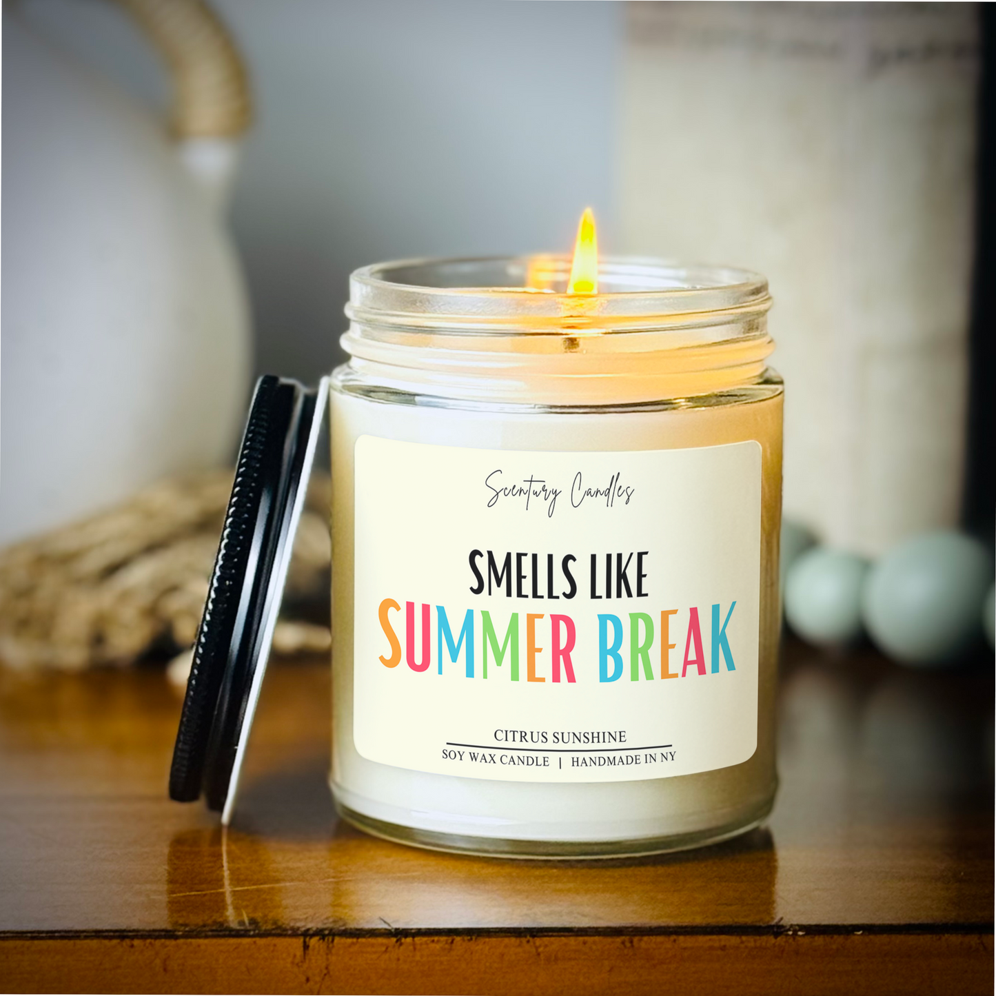 Smells Like Summer Break Candle | 30 Scents To Choose From | Soy Candles